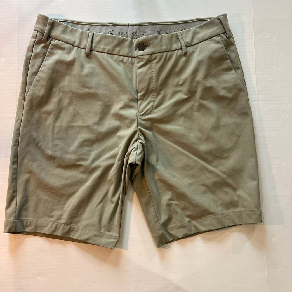 J. Hilburn McLarty Golf Shorts Men's Size 37 Tan
